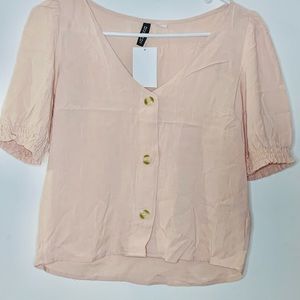 cute light pink blouse